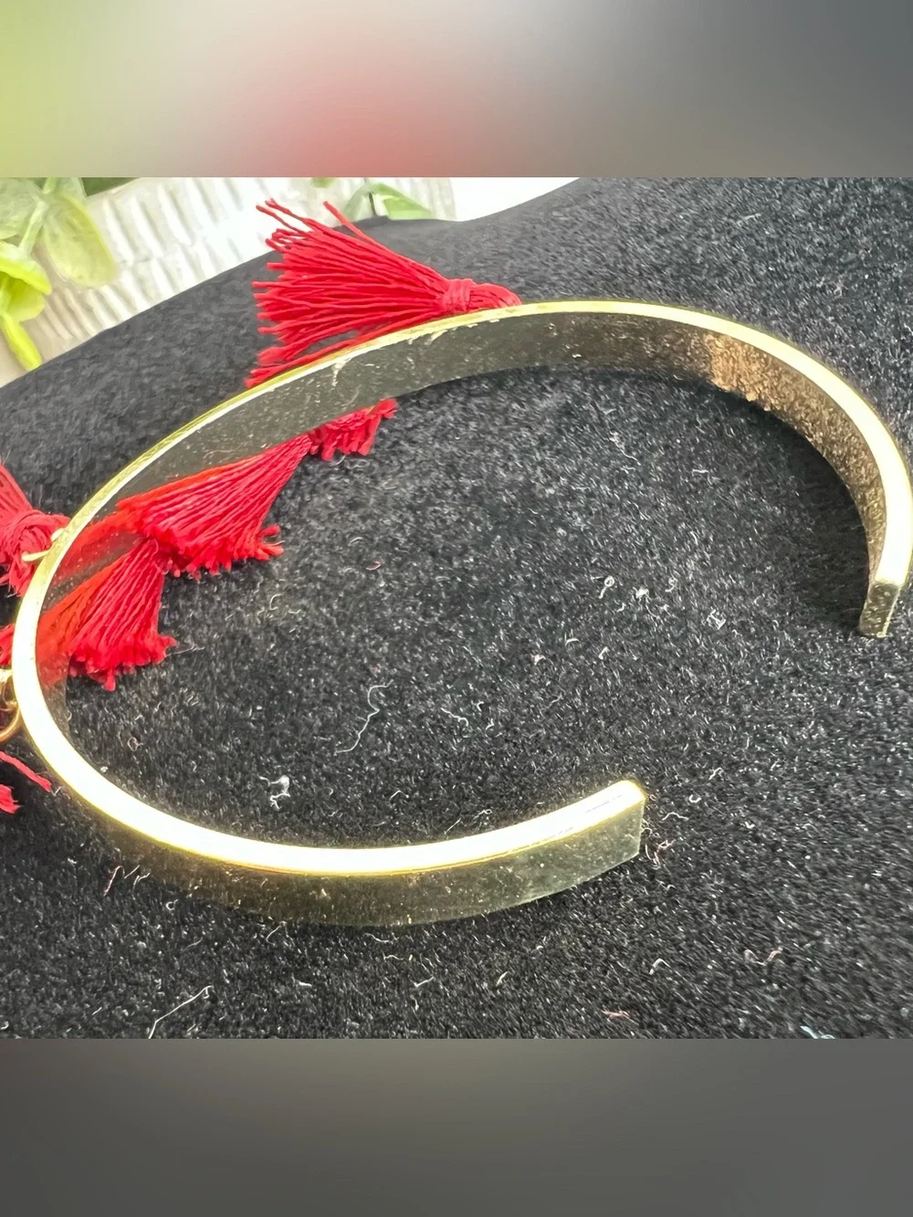 Brand New-Hair Tassel Cuff